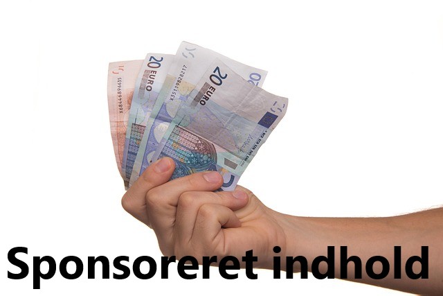 Mand holder eurosedler i sin hånd